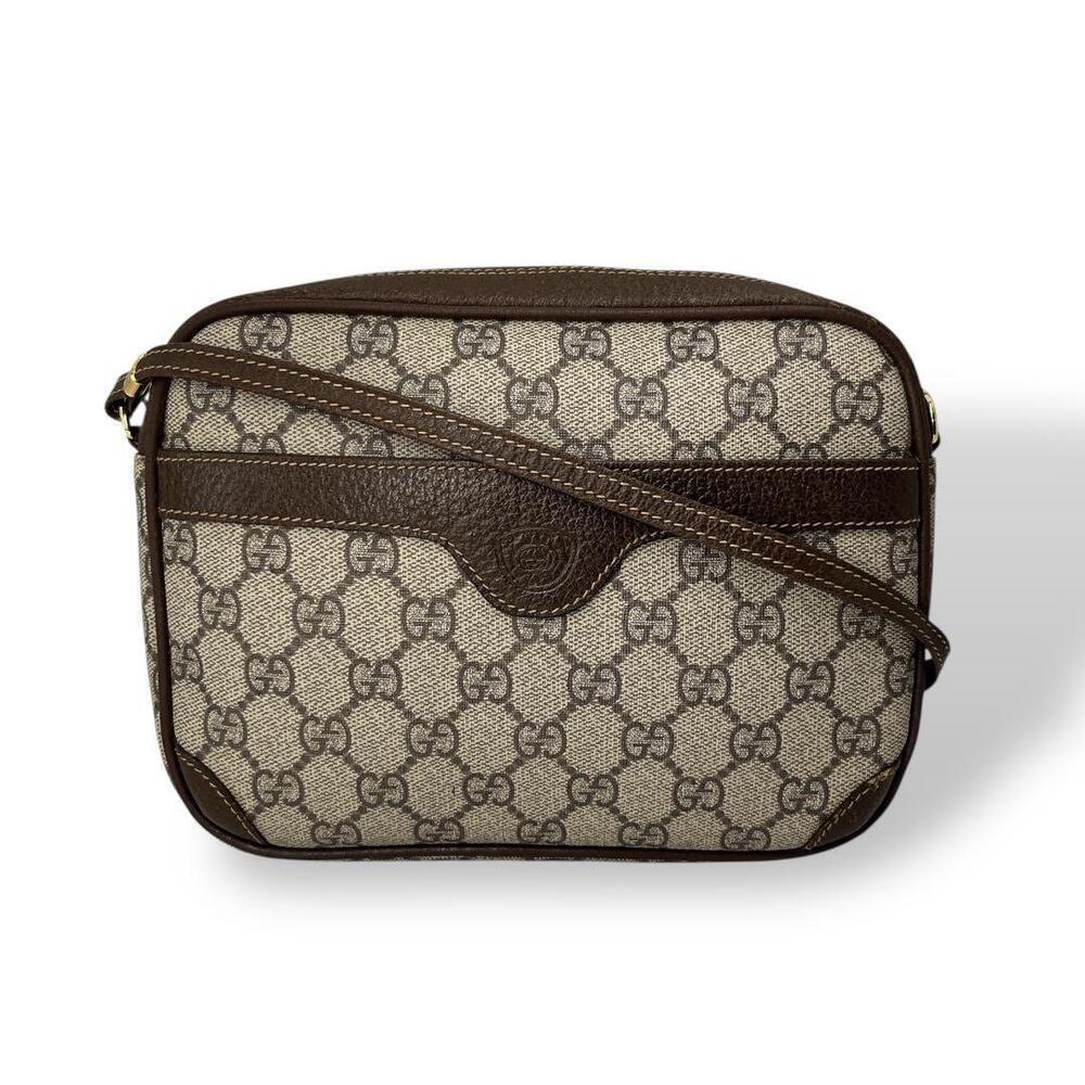 Gucci camera bag shoulder GG Supreme beige